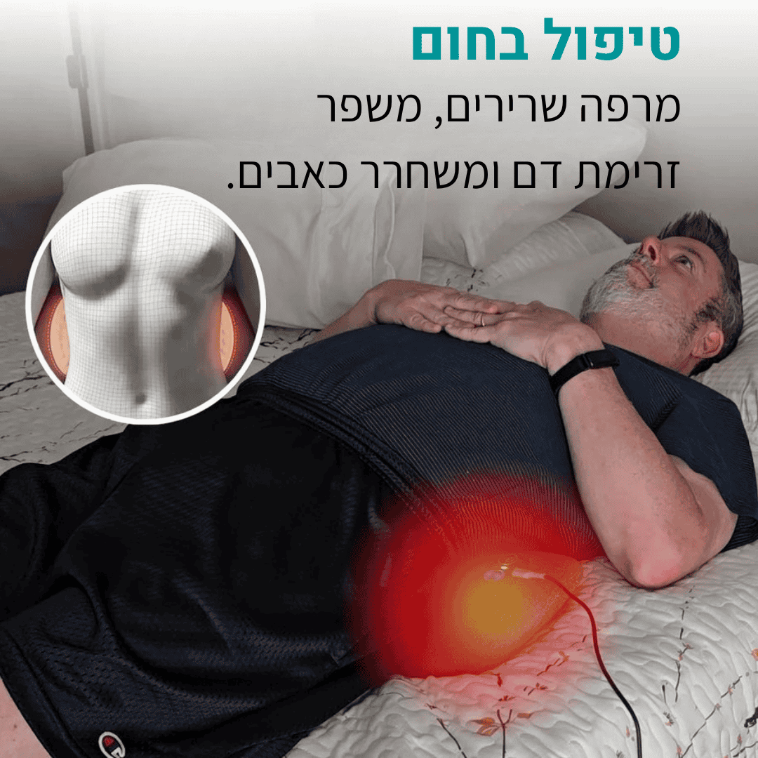 TriHealing™ מכשיר עיסוי גב 3 ב-1